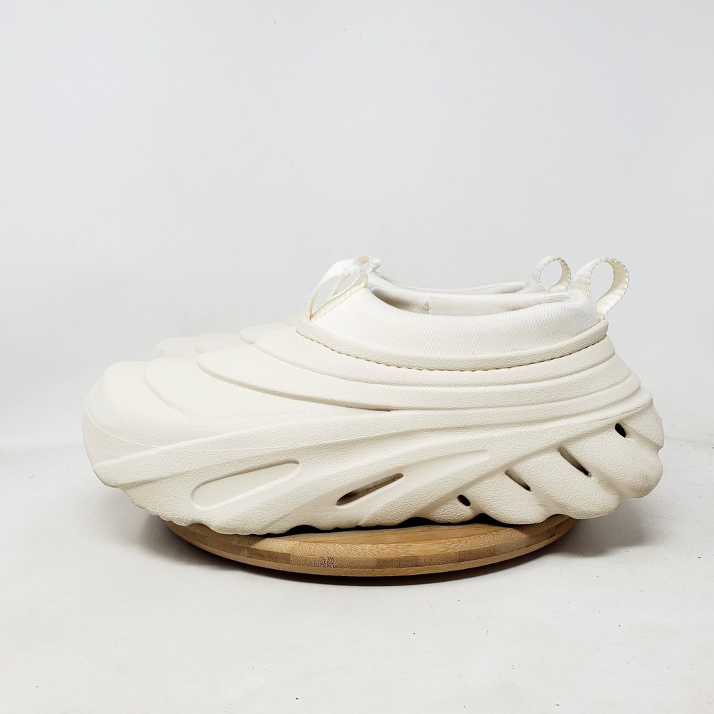 Crocs Echo Storm Shoes Womens 10 Off White Chunky Platform Clog Sneaker Sandal
